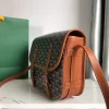 Belvdre double strip messenger bag Model: GY020098 Size: 22*17*9.5Cm