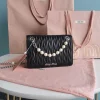 Matelasse wrinkled handbag Size: 19X13X5cm