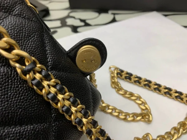 Black Vintage Backpack Size:20x19x8cm