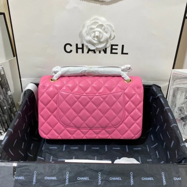 25cm/1112 plum pink sheepskin gold buckle return