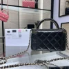 22A new rectangular box sheepskin series, portable diagonal bag, AP2846Y9700