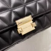 MK Sheepskin Bag Black Size: 25CmX16cmX8.5cm