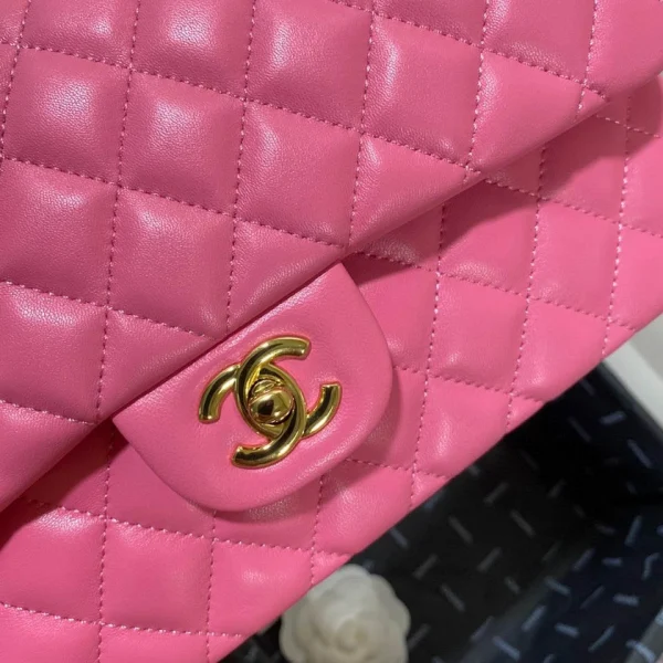 25cm/1112 plum pink sheepskin gold buckle return