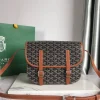 Belvdre double strip messenger bag Model: GY020098 Size: 22*17*9.5Cm