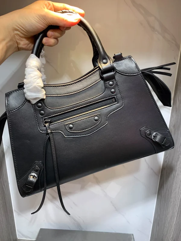 Biker bag Black Size: 33cm
