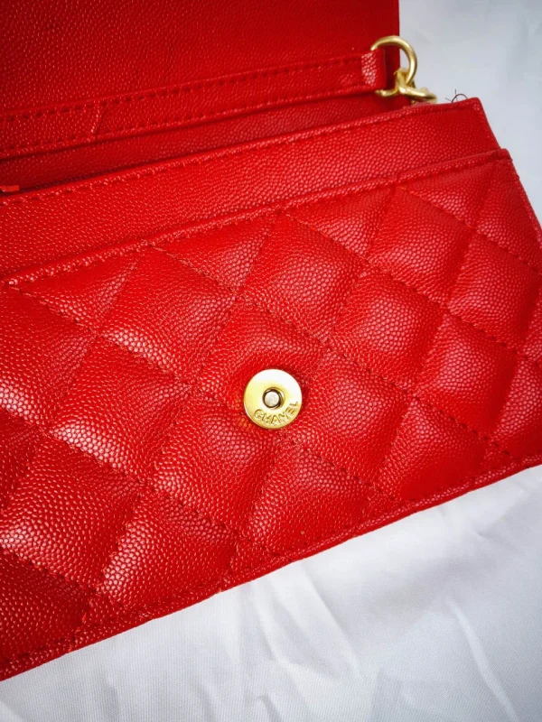 Ball grain leather Size: 19x12.5x3.5cm Style: 1913