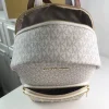 MK Rhea printed studded shoulder bag Model: 2106: Size: 26m Height: 32 Width: 14