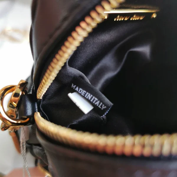 Miu Miu Matelasse lambskin long shoulder strap height 12.5cm length 24cm width 4 cm