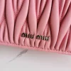 Miu Miu cherry blossom pink Model: 5BD084# size: 20, 5.5, 12