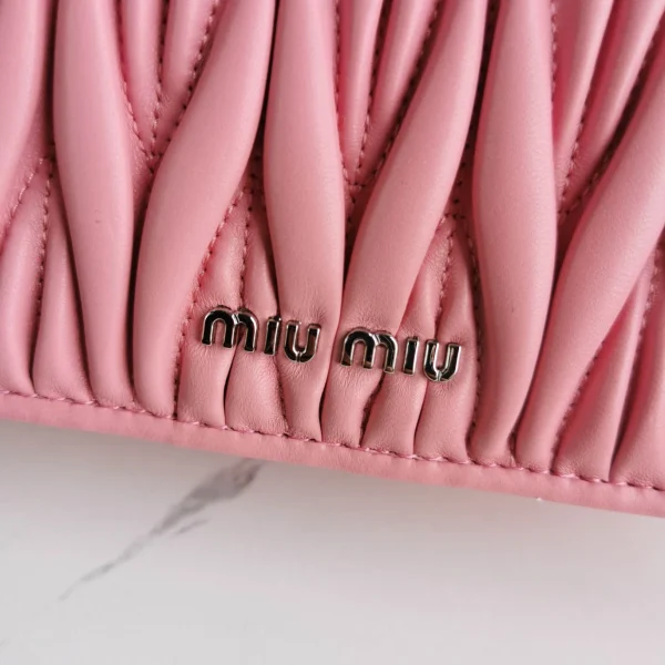 Miu Miu cherry blossom pink Model: 5BD084# size: 20, 5.5, 12