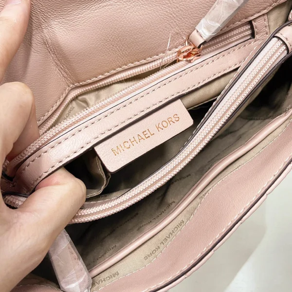 MK small fragrant style sheepskin bag chain pink Size: 25CmX16cmX8.5cm