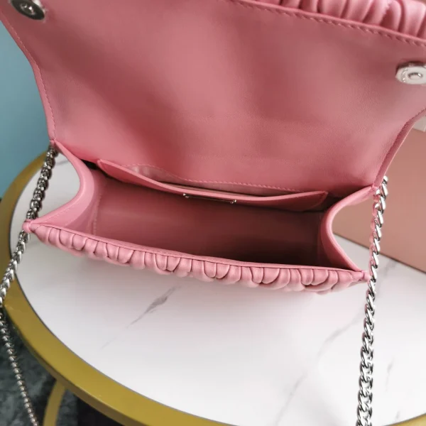 Miu Miu cherry blossom pink Model: 5BD084# size: 20, 5.5, 12
