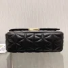 MK Sheepskin Bag Black Size: 25CmX16cmX8.5cm