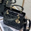 Black lacquer, classic 5 compartments 24cm