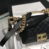 All steel light gold buckle Size: 20Cm