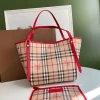 Checkered Tootsie Bag Size:W25.5*H29*D10cm Code:400123