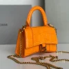 Balenciaga hourglass bag orange model: 169 size: 12104.5cm
