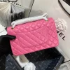 25cm/1112 plum pink sheepskin gold buckle return