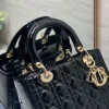 Black lacquer, classic 5 compartments 24cm