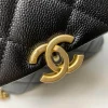 Black Vintage Backpack Size:20x19x8cm