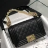 All steel light gold buckle Size: 20Cm