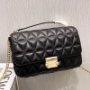 MK Sheepskin Bag Black Size: 25CmX16cmX8.5cm