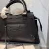 Biker bag Black Size: 33cm