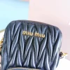Miu Miu Matelasse lambskin long shoulder strap height 12.5cm length 24cm width 4 cm