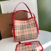 Checkered Tootsie Bag Size:W25.5*H29*D10cm Code:400123