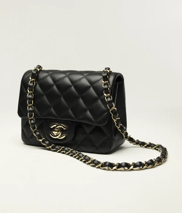 CHANEL SIZE : 13.5 x 17 x 8 cm