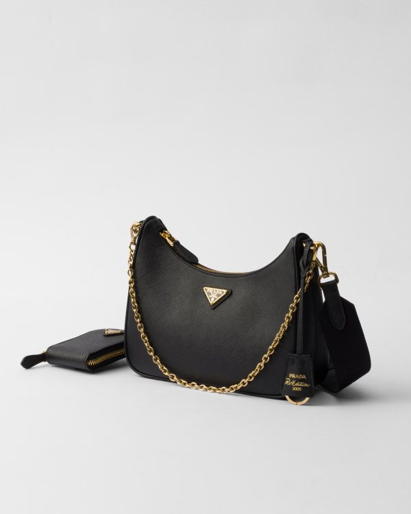 Prada Re-Edition 2005 Saffiano Size:18*22*6cm