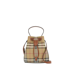 Mini Check Bucket Bag