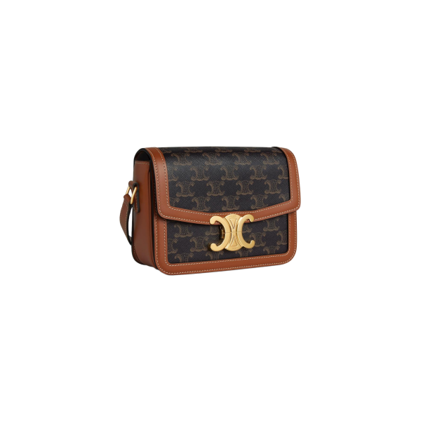 TEEN TRIOMPHE BAG IN Triomphe Canvas and Calfskin