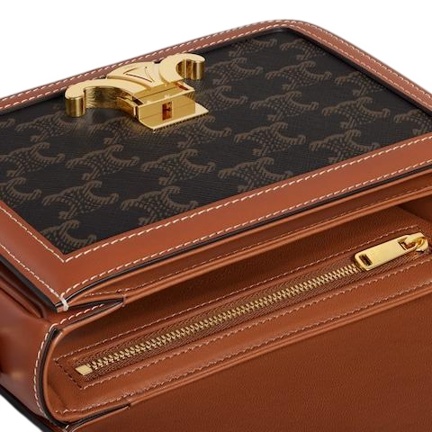 TEEN TRIOMPHE BAG IN Triomphe Canvas and Calfskin