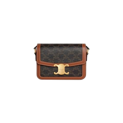 TEEN TRIOMPHE BAG IN Triomphe Canvas and Calfskin
